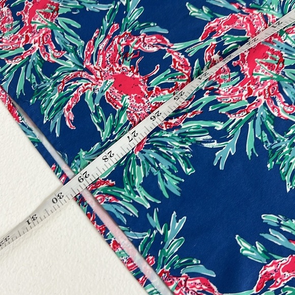 Chubbies Sz M The Nutter Short Sleeve Crab Print Shirt Blue Pink Summer EUC - Picture 11 of 12